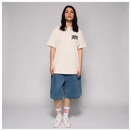 Grimey Ανδρικό σορτς Concreat Jungle Pleated Denim Shorts